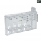 Tastenfeldeinsatz Lichtleiter Electrolux AEG 125627300/2 Original fr Trockner