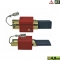Kohlen kpl. mit Halter 4,8mmAMP, AT!