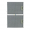 Fettfilter eckig Metall 320x260mm, 2 Stck