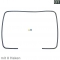 Backofentrdichtung, Trdichtung 4-seitig OriginalTeil Gorenje 547121 mit 8 Haken